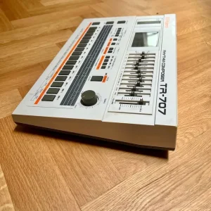 Roland TR-707 Drum machine with both HKA V2 ROM Expansion and Cymbals Board - Image 4