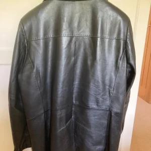 Men’s XL black leather jacket - Image 2