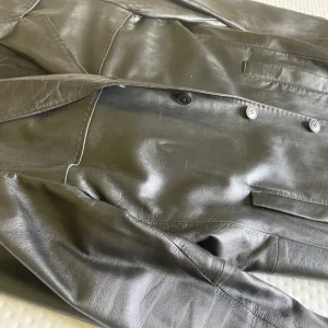 Men’s XL black leather jacket - Image 5