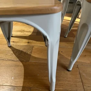 6 industrial style dining chairs - Image 5