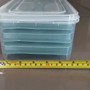 3x round ice cube trays with box and scoop, as NEW - Image 4
