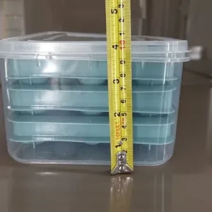 3x round ice cube trays with box and scoop, as NEW - Image 5