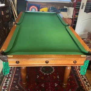 Pool snooker table 6 foot solid slate bed - Image 2