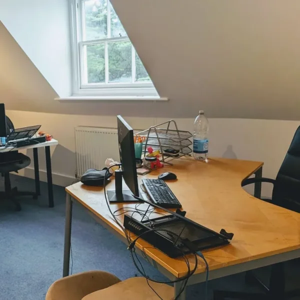 Medium sized desk and pedestal unit