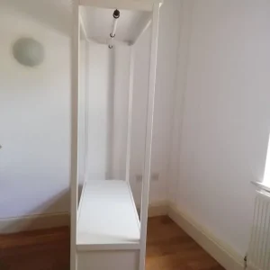 IKEA Hemnes white wardrobe with 3 Drona boxes - Image 3