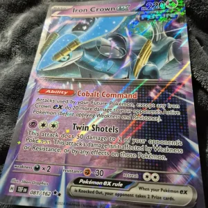 Pokemon jumbo EX iron crown legendary card