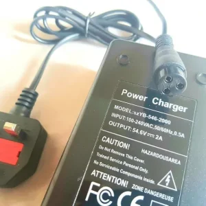 3 PIN 54.6V FEMALE Battery Charger for Ebike or Escooter - Image 2