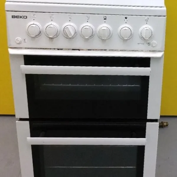Beko 50cm Twin Cavity Gas Cooker