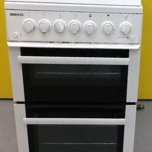 Beko 50cm Twin Cavity Gas Cooker
