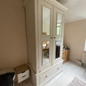 White wooden wardrobe - Image 2