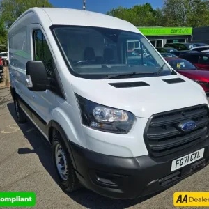 2021 Ford Transit 2.0 EcoBlue Leader in white - Image 2