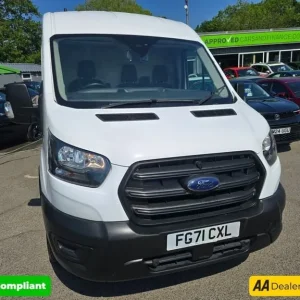 2021 Ford Transit 2.0 EcoBlue Leader in white - Image 3