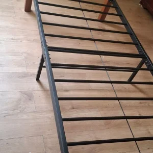 Single Wood and Metal Bed Frame - Image 4