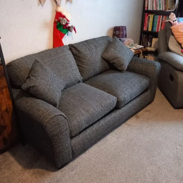 Sofa Bed and Chair - Grey