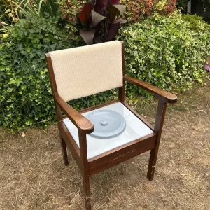 Armchair commode