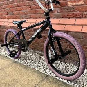 Rooster Big Daddy BMX Bike Black Purple 20inch Wheels - Image 2