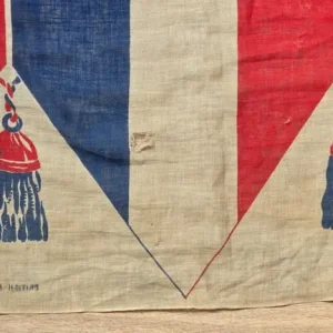 1900s Union Jack Banner with Royal Crown - Image 3