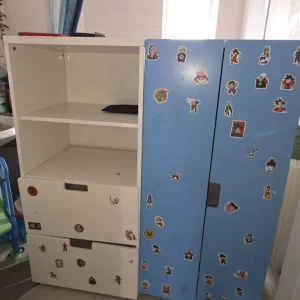 Ikea Stuve wardrobe and storage drawers