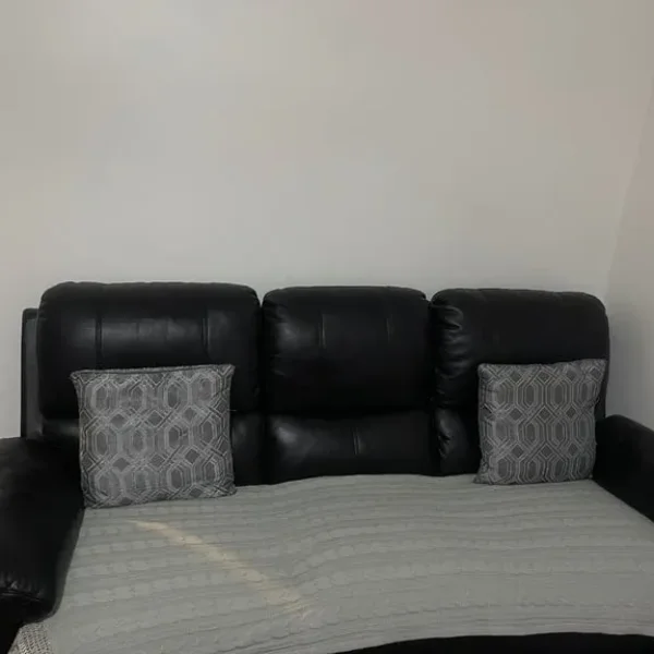 3-seater leather sofa