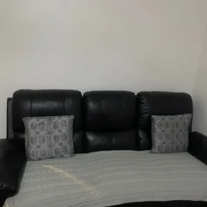 3-seater leather sofa