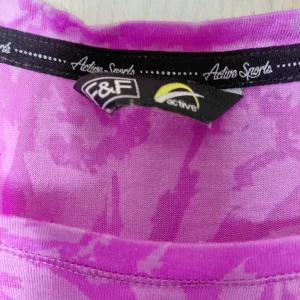 Ladies purple t.shirt XS - Image 2