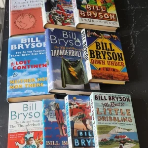 Bill Bryson book collection