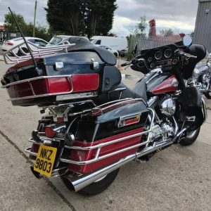 2005 Harley Davidson FLHTCUI Electra Glide 1450 Red Black, 29k miles - Image 5