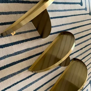 3 x gold wall shelf – great condition - Image 3