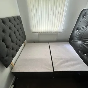 Divan Bed Base With Headboard and 4 Storage Drawers - Image 2