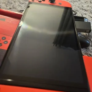 Nintendo Switch OLED Red Mario Edition with 2 games - Image 6
