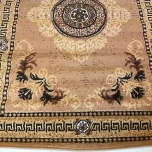 Magic carpet area rug 170x120cm beige - Image 4