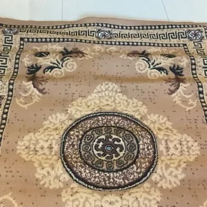Magic carpet area rug 170x120cm beige - Image 6
