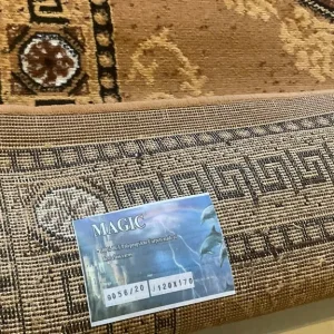 Magic carpet area rug 170x120cm beige - Image 7