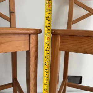 2 x IKEA Ingolf Wooden Bar Stools 74cm - Image 5