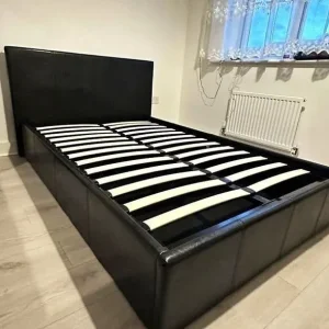 Leather Ottoman Storage Bed Frame – Small Double or Double Size - Image 2