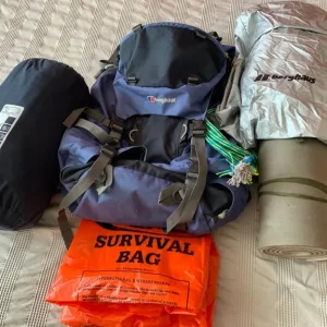 Berghaus Verden Biotech 60+10L backpack with waterproof cover - Image 2