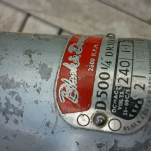 Vintage Black & Decker drill - Image 2