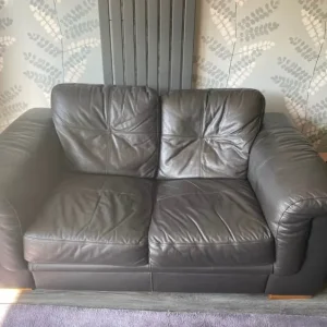 Lovely 3 and 2 Seater Sofas with Footstool