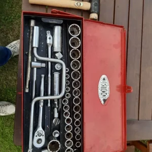 BRITOOL CLASSIC SOCKET SET METRIC/AF/WHITWORTH 1/2"DRIVE 70'S - Image 4