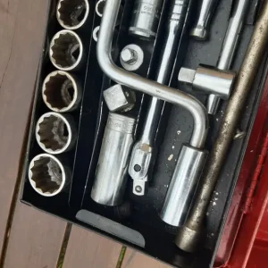 BRITOOL CLASSIC SOCKET SET METRIC/AF/WHITWORTH 1/2"DRIVE 70'S - Image 5