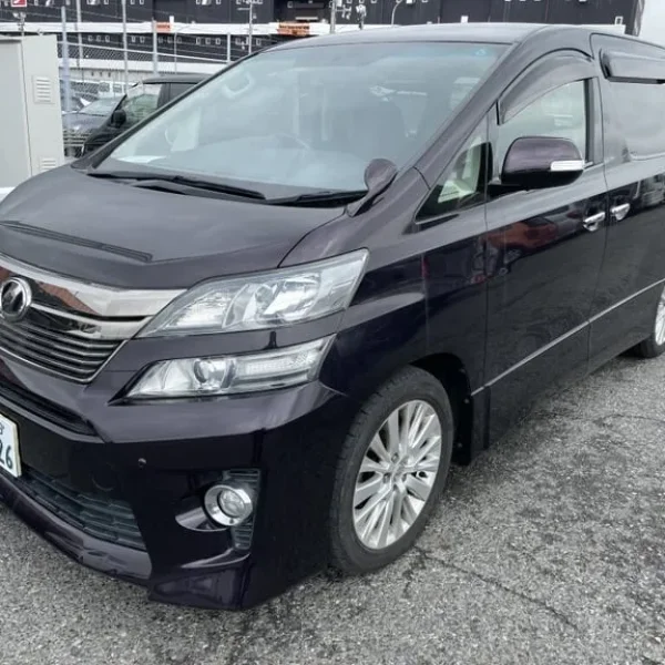 2013 Toyota Vellfire 2.4Z Platinum with Metallic Purple Trim and Bodykit