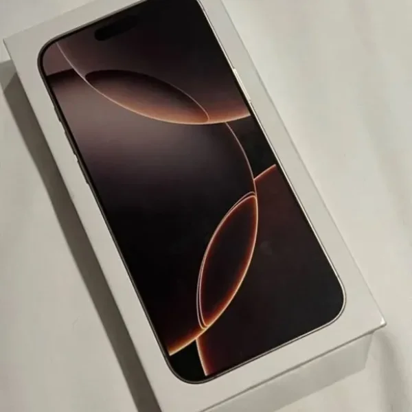 iPhone 16 Pro Max 256GB Desert Titanium Unlocked Smartphone