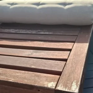 Ikea Sun loungers (x2) with cushion covers - Image 4
