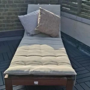Ikea Sun loungers (x2) with cushion covers - Image 5