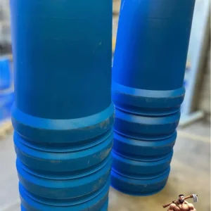 Blue Barrel With Clamp Lid / 114 Litre Capacity - Image 2