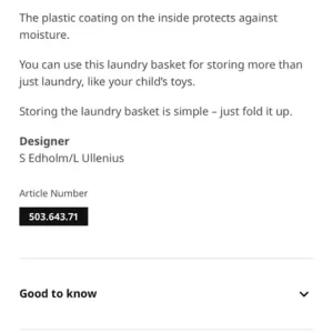 3 Fold Up Laundry Bags - 60L Size - Image 5