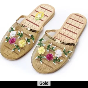 Womens beaded slippers - Image 4
