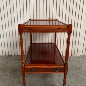 Tea trolley with one drawer and pull-out shelf - Image 3