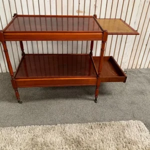 Tea trolley with one drawer and pull-out shelf - Image 6