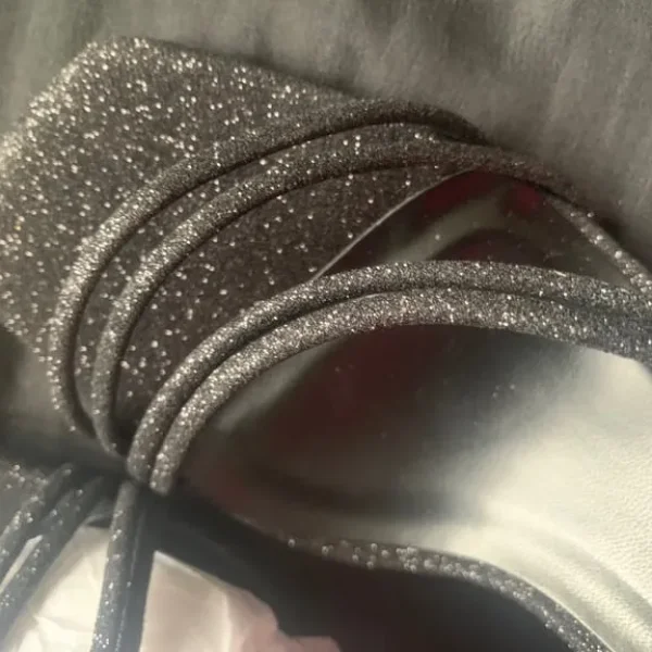 Sparkly mid-height heels size 5